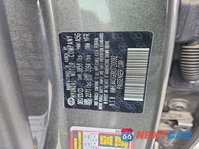 Zdjęcie 12 z 12 samochodu: 2024 HYUNDAI ELANTRA SEL VIN:KMHLM4DG0RU720092 - miniatura
