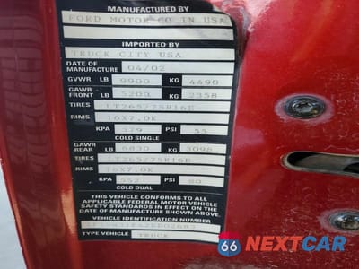 Zdjęcie 12 z 12 samochodu: 2002 FORD F350 SRW SUPER DUTY VIN:1FTSW31F42ED02683 - miniatura