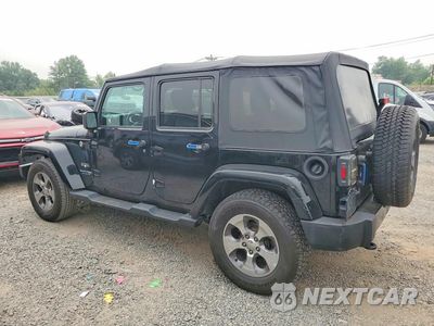 Drugie zdjęcie samochodu z przodu: 2018 JEEP WRANGLER UNLIMITED SAHARA VIN:1C4HJWEGXJL927564 - miniatura