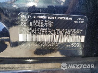 Zdjęcie 12 z 12 samochodu: 2016 MITSUBISHI LANCER ES VIN:JA32U2FU8GU002972 - miniatura