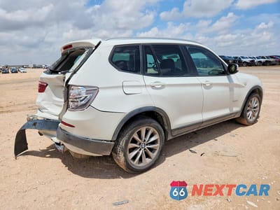 Trzecie zdjęcie samochodu z tyłu: 2013 BMW X3 XDRIVE28I VIN:5UXWX9C54D0A11558 - miniatura