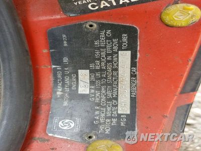 Zdjęcie 12 z 12 samochodu: 1977 MG MGB VIN:GHN5UH424747G - miniatura