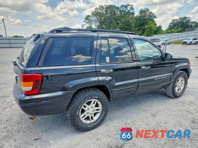 Trzecie zdjęcie samochodu z tyłu: 2004 JEEP GRAND CHEROKEE VIN:1J4GW48S14C165614 - miniatura
