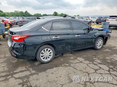 Trzecie zdjęcie samochodu z tyłu: 2019 NISSAN SENTRA SV VIN:3N1AB7AP7KY247188 - miniatura