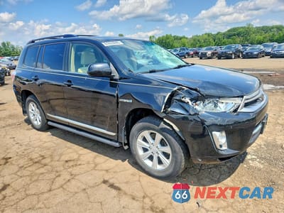 Czwarte zdjęcie samochodu z boku: 2012 TOYOTA HIGHLANDER HYBRID VIN:JTEBC3EH1C2009911 - miniatura