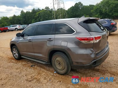 Drugie zdjęcie samochodu z przodu: 2015 TOYOTA HIGHLANDER XLE VIN:5TDKKRFH3FS044116 - miniatura
