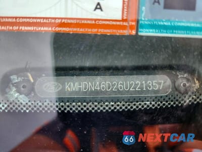 Zdjęcie 12 z 12 samochodu: 2006 HYUNDAI ELANTRA GLS VIN:KMHDN46D26U221357 - miniatura