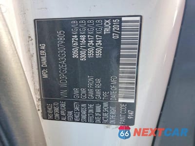 Zdjęcie 13 z 13 samochodu: 2016 MERCEDES-BENZ METRIS VIN:WD3PG2EA3G3079805 - miniatura