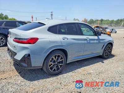 Trzecie zdjęcie samochodu z tyłu: 2025 BMW X4 M40I VIN:5UX43DT08S9134571 - miniatura