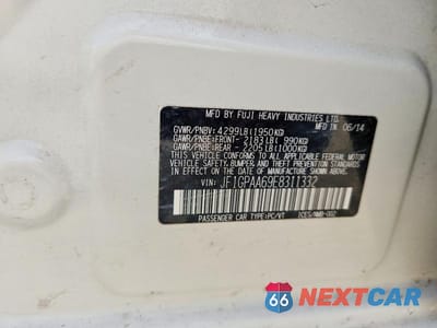 Zdjęcie 12 z 12 samochodu: 2014 SUBARU IMPREZA VIN:JF1GPAA69E8311332 - miniatura