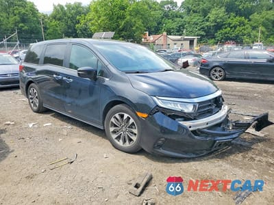 Czwarte zdjęcie samochodu z boku: 2024 HONDA ODYSSEY EXL VIN:5FNRL6H66RB040995 - miniatura