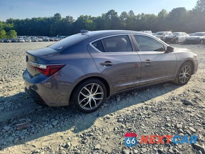Trzecie zdjęcie samochodu z tyłu: 2020 ACURA ILX PREMIUM VIN:19UDE2F72LA007647 - miniatura