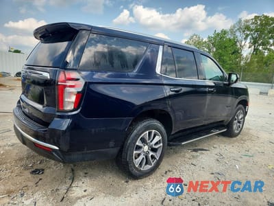 Trzecie zdjęcie samochodu z tyłu: 2023 CHEVROLET TAHOE K1500 LS VIN:1GNSKMKD0PR199879 - miniatura