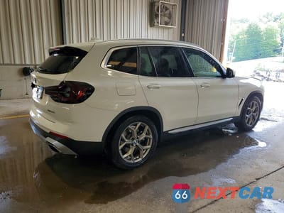 Trzecie zdjęcie samochodu z tyłu: 2022 BMW X3 XDRIVE30I VIN:5UX53DP03N9M92843 - miniatura