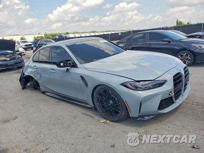 Czwarte zdjęcie samochodu z boku: 2024 BMW M3 VIN:WBS53AY00RFS39123 - miniatura