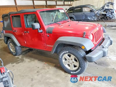 Czwarte zdjęcie samochodu z boku: 2011 JEEP WRANGLER UNLIMITED SPORT VIN:1J4BA3H18BL537327 - miniatura
