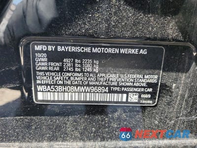 Zdjęcie 12 z 12 samochodu: 2021 BMW 530 I VIN:WBA53BH08MWW96894 - miniatura