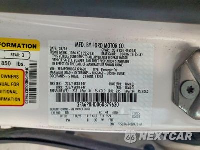 Zdjęcie 13 z 13 samochodu: 2016 FORD FUSION SE VIN:3FA6P0HD0GR379630 - miniatura