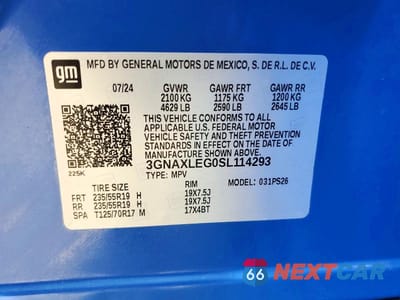 Zdjęcie 13 z 13 samochodu: 2025 CHEVROLET EQUINOX RS VIN:3GNAXLEG0SL114293 - miniatura