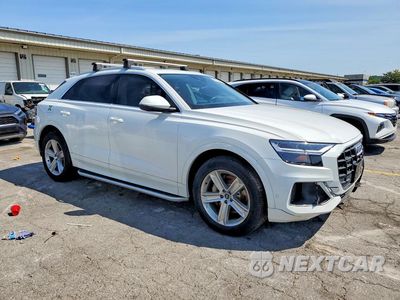 Czwarte zdjęcie samochodu z boku: 2021 AUDI Q8 PREMIUM VIN:WA1AVAF12MD018598 - miniatura