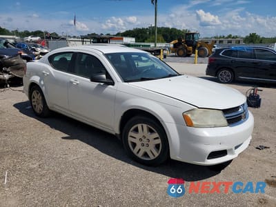 Czwarte zdjęcie samochodu z boku: 2014 DODGE AVENGER SE VIN:1C3CDZAB3EN223654 - miniatura