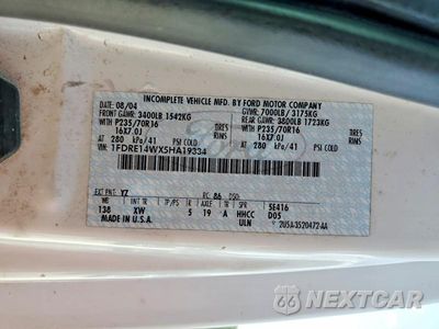 Zdjęcie 13 z 13 samochodu: 2005 FORD ECONOLINE E150 VAN VIN:1FDRE14WX5HA19334 - miniatura