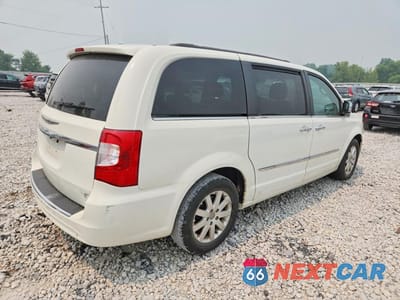 Trzecie zdjęcie samochodu z tyłu: 2012 CHRYSLER TOWN & COUNTRY TOURING L VIN:2C4RC1CG1CR301447 - miniatura