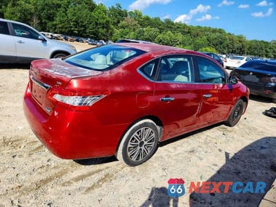 Trzecie zdjęcie samochodu z tyłu: 2014 NISSAN SENTRA SV VIN:3N1AB7APXEY255046 - miniatura