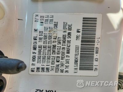 Zdjęcie 13 z 13 samochodu: 2014 HONDA CR-V EXL VIN:5J6RM3H77EL025007 - miniatura
