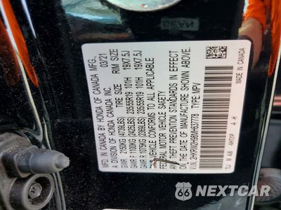 Zdjęcie 13 z 13 samochodu: 2021 HONDA CR-V TOURING VIN:2HKRW2H98MH637778 - miniatura