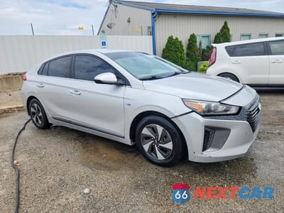 Czwarte zdjęcie samochodu z boku: 2018 HYUNDAI IONIQ SEL VIN:KMHC75LC3JU060307 - miniatura