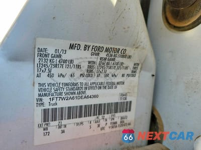 Zdjęcie 12 z 12 samochodu: 2013 FORD F250 SUPER DUTY VIN:1FT7W2A61DEA64360 - miniatura