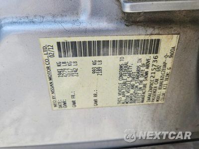 Zdjęcie 12 z 12 samochodu: 2012 NISSAN ALTIMA BASE VIN:1N4AL2APXCC215736 - miniatura