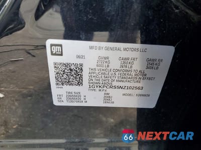 Zdjęcie 13 z 13 samochodu: 2022 CADILLAC XT6 PREMIUM LUXURY VIN:1GYKPCRS5NZ102563 - miniatura