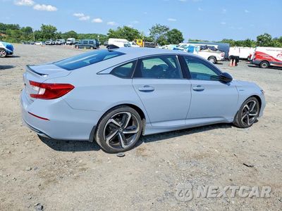Trzecie zdjęcie samochodu z tyłu: 2022 HONDA ACCORD HYBRID SPORT VIN:1HGCV3F22NA033335 - miniatura