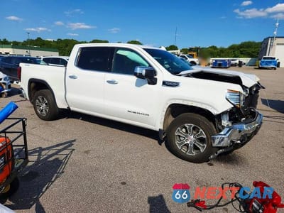 Czwarte zdjęcie samochodu z boku: 2025 GMC SIERRA K1500 SLT VIN:1GTUUDED3SZ263428 - miniatura