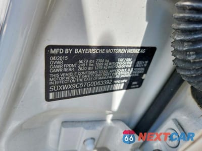 Zdjęcie 13 z 13 samochodu: 2016 BMW X3 XDRIVE28I VIN:5UXWX9C57G0D63392 - miniatura