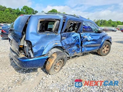 Trzecie zdjęcie samochodu z tyłu: 2004 DODGE DURANGO SLT VIN:1D4HD48D54F205552 - miniatura