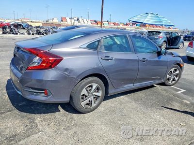 Trzecie zdjęcie samochodu z tyłu: 2020 HONDA CIVIC LX VIN:2HGFC2F68LH510249 - miniatura