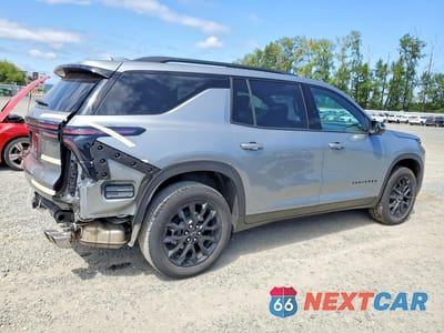 Trzecie zdjęcie samochodu z tyłu: 2025 CHEVROLET TRAVERSE LT VIN:1GNERGRS2SJ160605 - miniatura