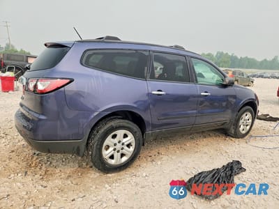 Trzecie zdjęcie samochodu z tyłu: 2014 CHEVROLET TRAVERSE LS VIN:1GNKRFED1EJ268027 - miniatura