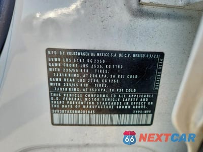 Zdjęcie 13 z 13 samochodu: 2022 VOLKSWAGEN TIGUAN SE VIN:3VV3B7AX9NM082845 - miniatura
