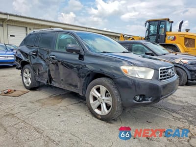 Czwarte zdjęcie samochodu z boku: 2010 TOYOTA HIGHLANDER LIMITED VIN:5TDDK3EH4AS002313 - miniatura