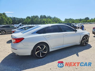 Trzecie zdjęcie samochodu z tyłu: 2020 HONDA ACCORD SPORT VIN:1HGCV1F37LA001829 - miniatura