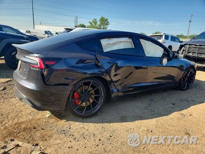 Trzecie zdjęcie samochodu z tyłu: 2024 TESLA MODEL 3 VIN:5YJ3E1ET3RF894906 - miniatura