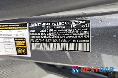 Zdjęcie 10 z 14 samochodu: 2022 MERCEDES-BENZ C 300 4MATIC VIN:W1KAF4HBXNR019860 - miniatura