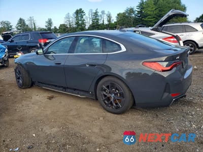 Drugie zdjęcie samochodu z przodu: 2024 BMW I4 EDRIVE 35 VIN:WBY43AW00RFR71126 - miniatura