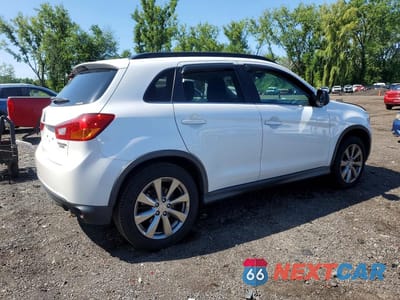 Trzecie zdjęcie samochodu z tyłu: 2013 MITSUBISHI OUTLANDER SPORT LE VIN:4A4AR5AU2DE017022 - miniatura