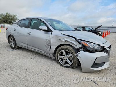 Czwarte zdjęcie samochodu z boku: 2022 NISSAN SENTRA S VIN:3N1AB8BV9NY303512 - miniatura