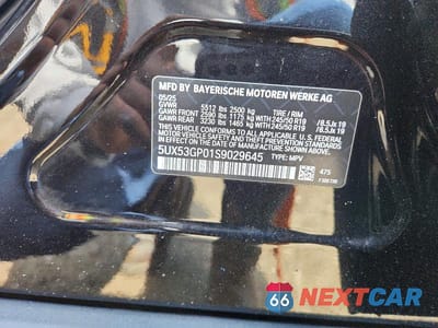 Zdjęcie 13 z 13 samochodu: 2025 BMW X3 30 XDRIVE VIN:5UX53GP01S9029645 - miniatura